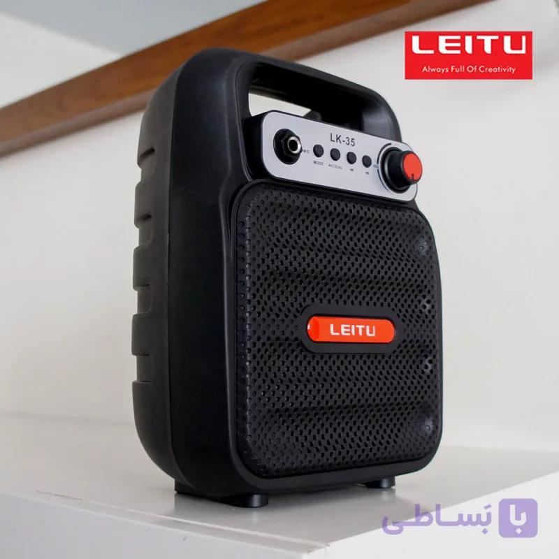 اسپیکر بلوتوثی قابل حمل لیتو مدل LK – 35Leitu LK - 35 Bluetooth Speaker