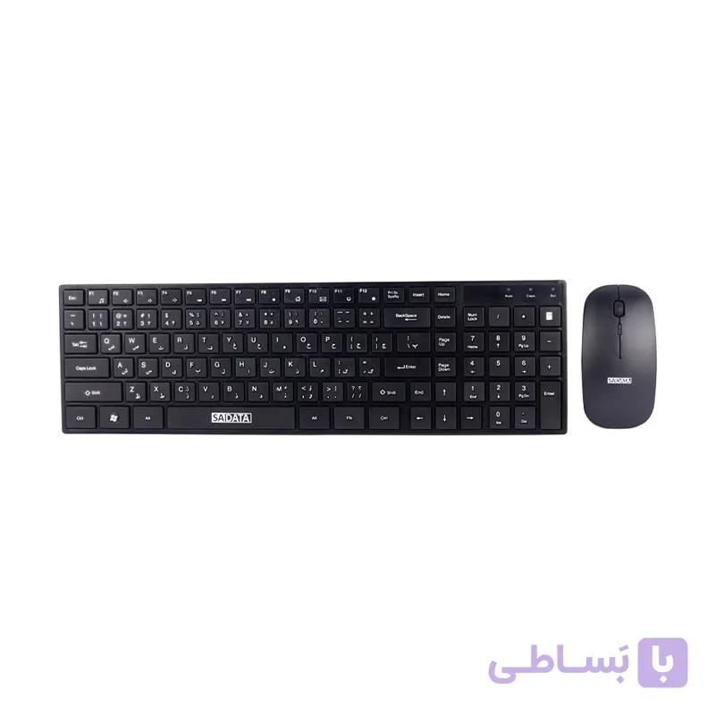 کیبورد و ماوس بی سیم سادیتا مدل SKM-2404 WL — تصویر 1