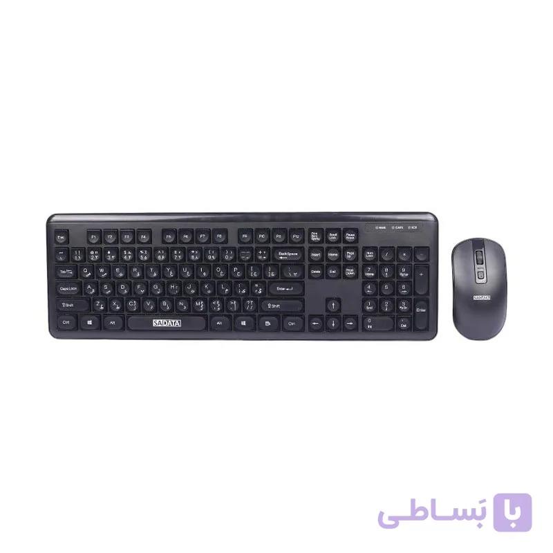 کیبورد و ماوس بی سیم سادیتا مدل SKM-3403 WL — تصویر 1