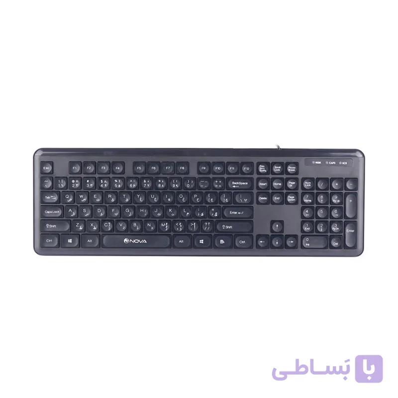 کیبورد با سیم نوا مدل NK- 102 — تصویر 1