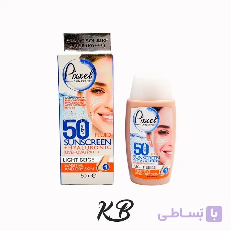 ضد آفتاب لایت بژ پیکسل پوست خشک