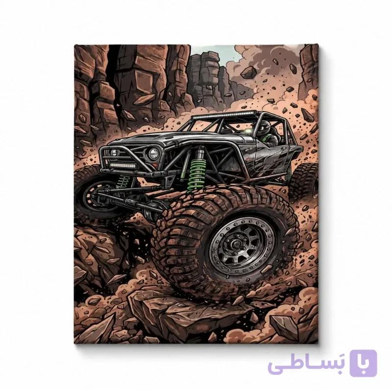 تابلو شاسی طرح آفرود کد M358 — تصویر 1