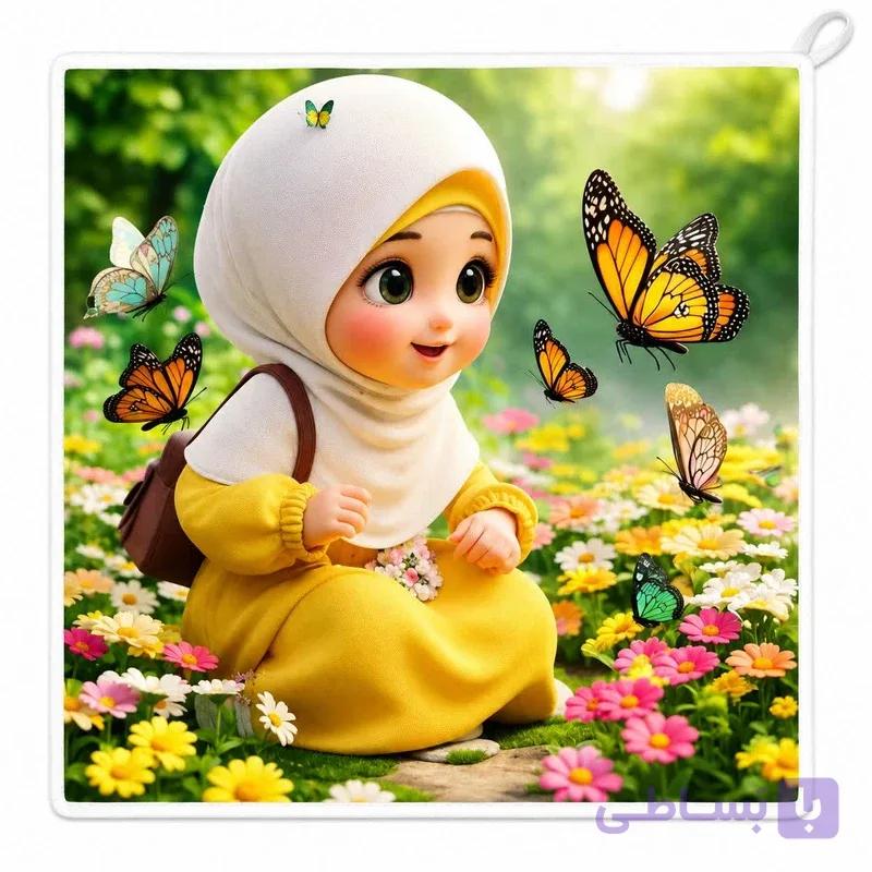 حوله دست و صورت مدل دخترک 3 — تصویر 1