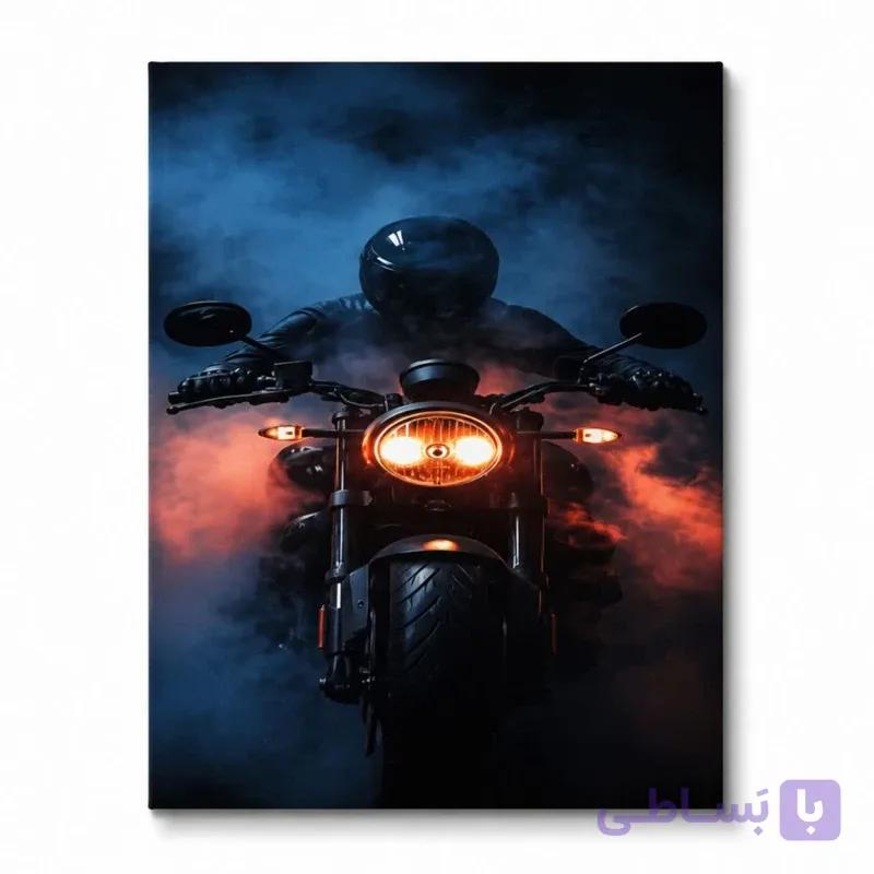 تابلو شاسی طرح موتور سوار کد M362 — تصویر 1