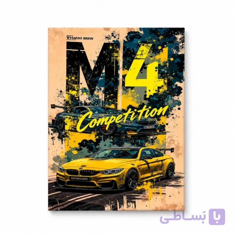 تابلو شاسی طرح ماشین M4 کد M354 — تصویر 1