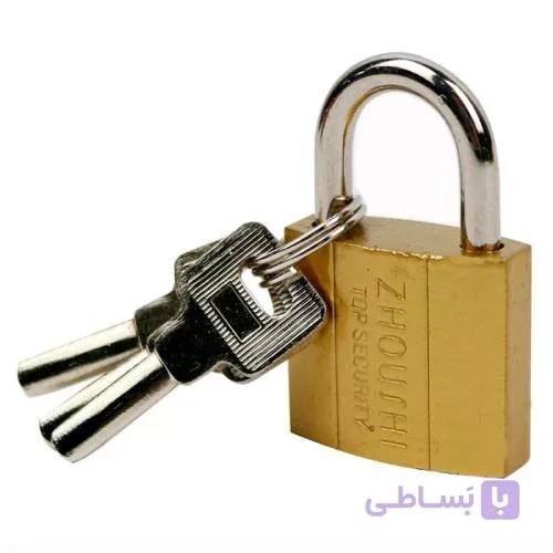 قفل آویز کلید ناودانی ZHOU SHI سایز 32