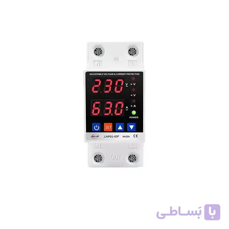 محافظ ولتاژ و جریان سه فاز ۶۳ آمپر jiuji — تصویر 1
