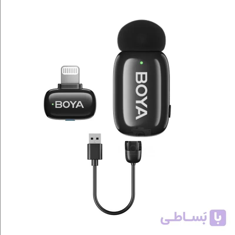 میکروفون بویا BOYA Mini 16 تک کاربره با دانگل لایتنینگ — تصویر 1