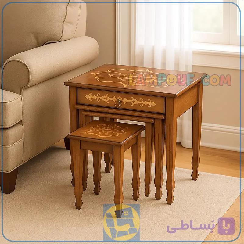 میز عسلی چهار تکه HOA73 — تصویر 1