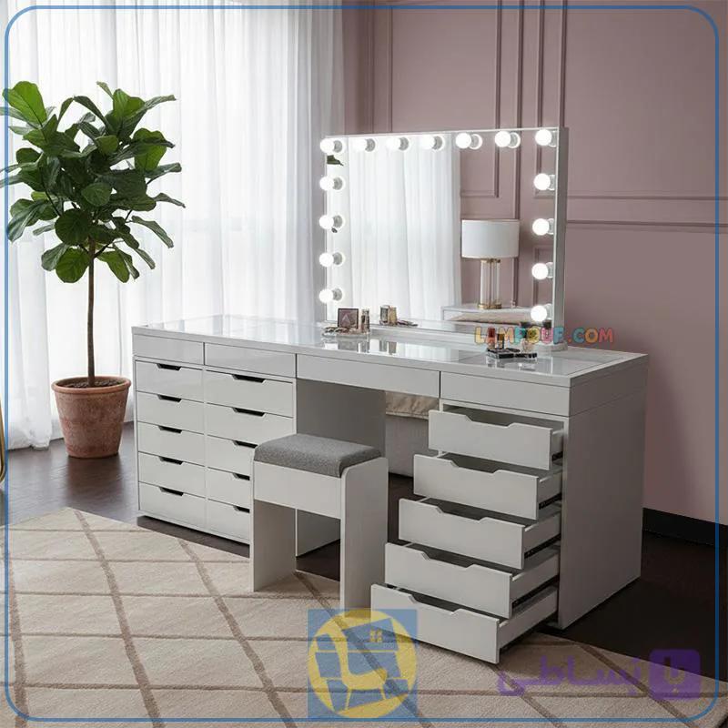 میز آرایش لامپ دار DJ573 — تصویر 1