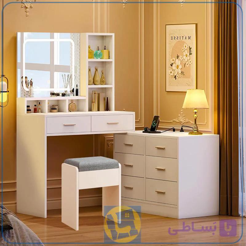 میز آرایش لامپ دار DJ724 — تصویر 1