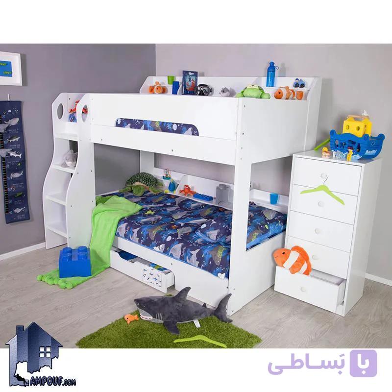 تخت خواب دو طبقه TBJ25 — تصویر 1