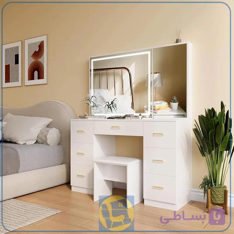 میز آرایش لامپ دار DJ714 — تصویر 1