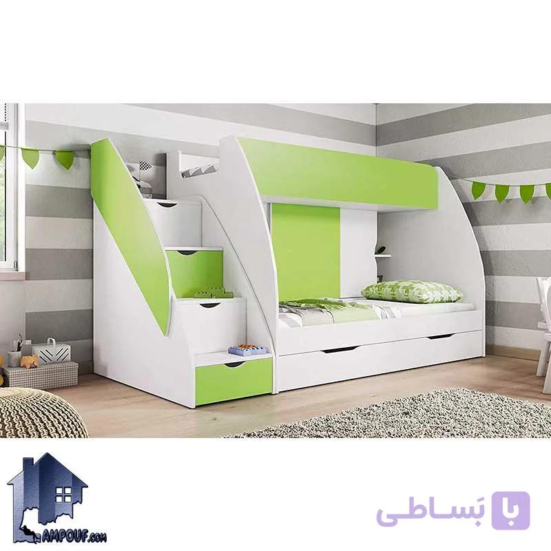 تخت خواب دو طبقه TBJ1 — تصویر 1