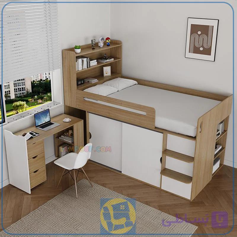 تخت خواب یک نفره CHJ123 — تصویر 1