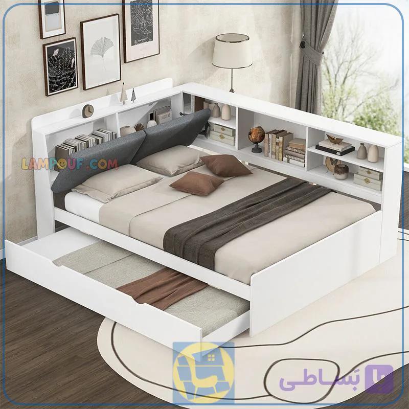 تخت خواب یک نفره SBJ304 — تصویر 1