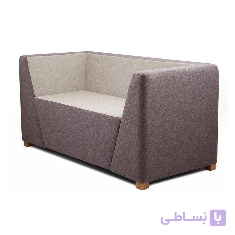 مبل مکعبی دو نفره دو دسته MCF کد OfAM103 — تصویر 1