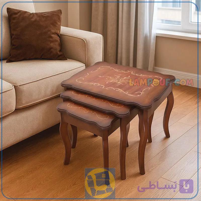 میز عسلی سه تکه HOA74 — تصویر 1
