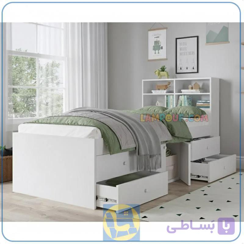 تخت خواب یک نفره SBJ310 — تصویر 1