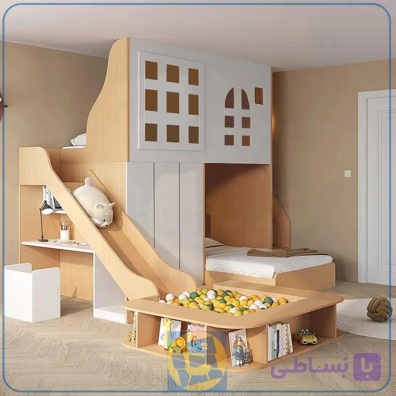 تخت خواب دو طبقه TBJ167 — تصویر 1