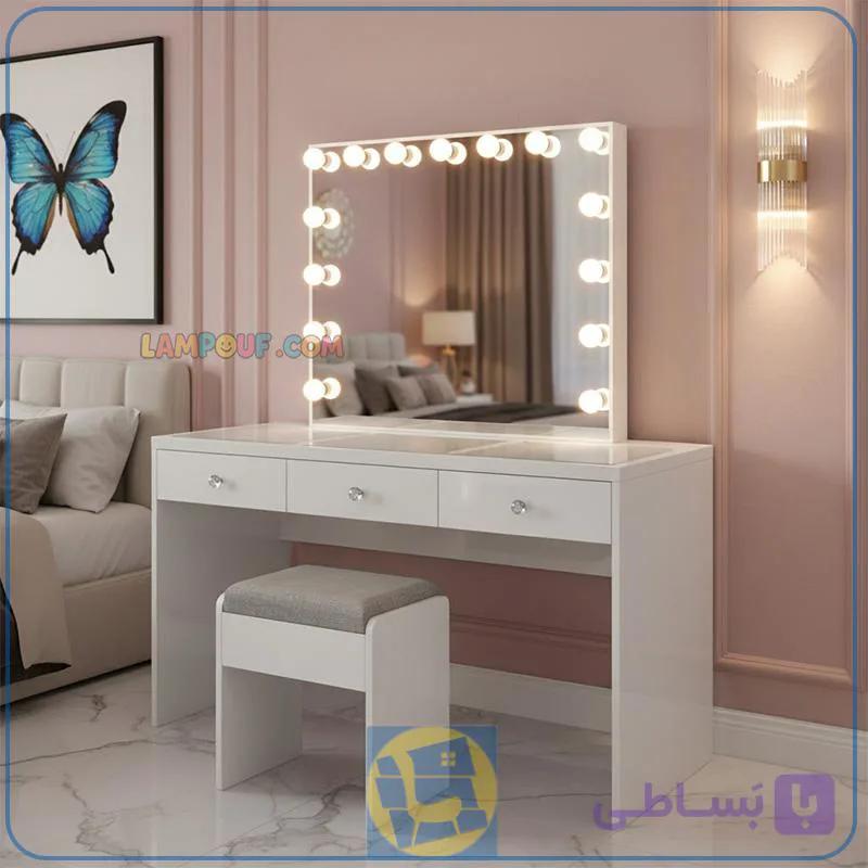 میز آرایش لامپ دار DJ597 — تصویر 1