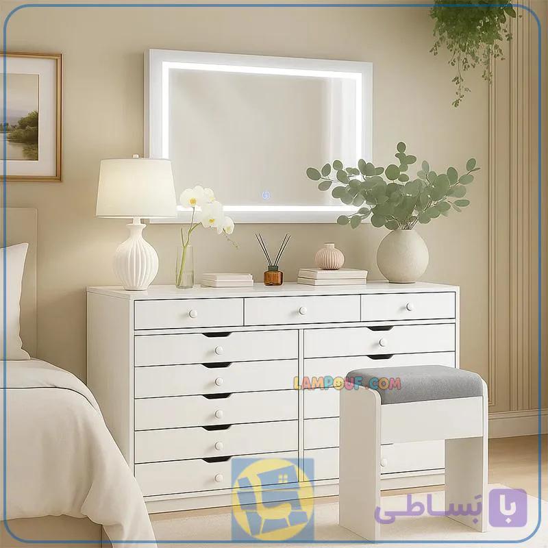 میز آرایش لامپ دار DJ739 — تصویر 1