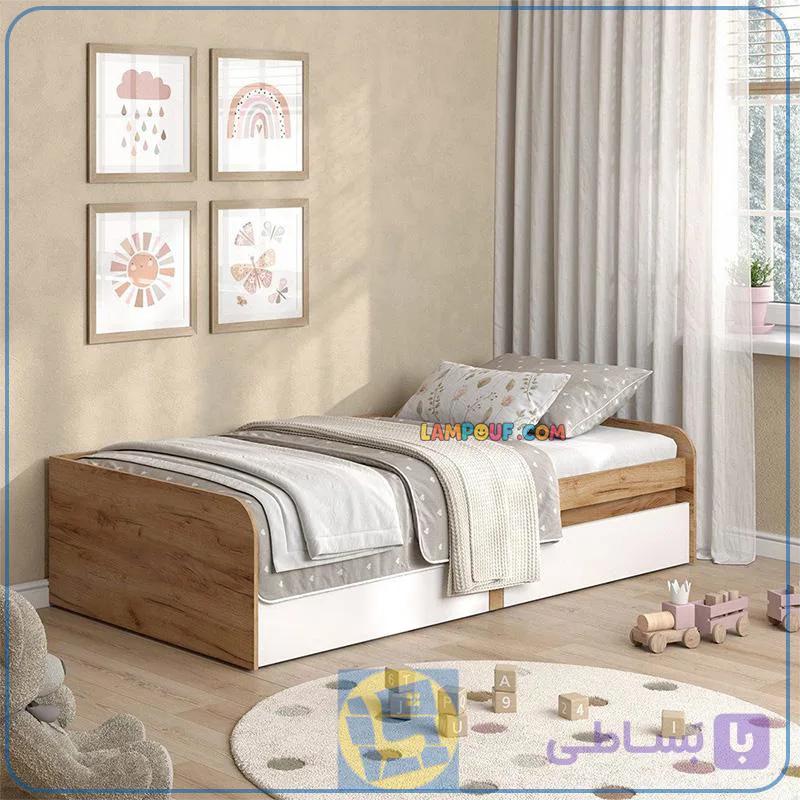 تخت خواب یک نفره SBJ322 — تصویر 1