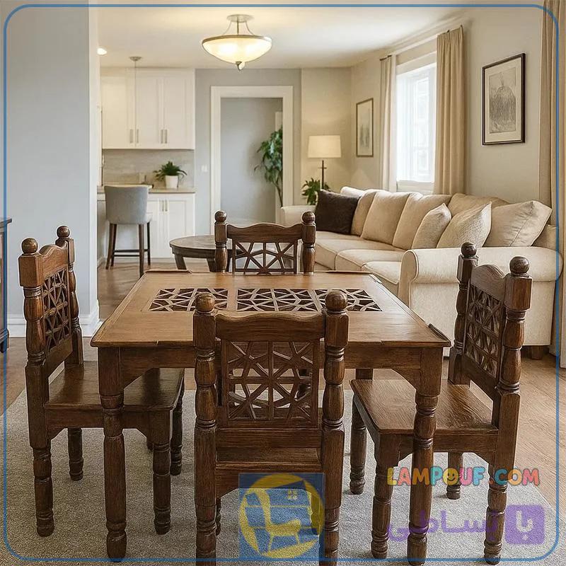 ست میز نهارخوری سنتی DTK1 — تصویر 1