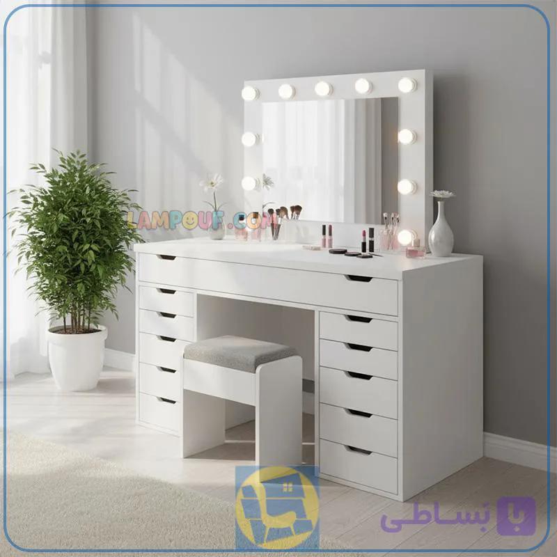 میز آرایش لامپ دار DJ591 — تصویر 1