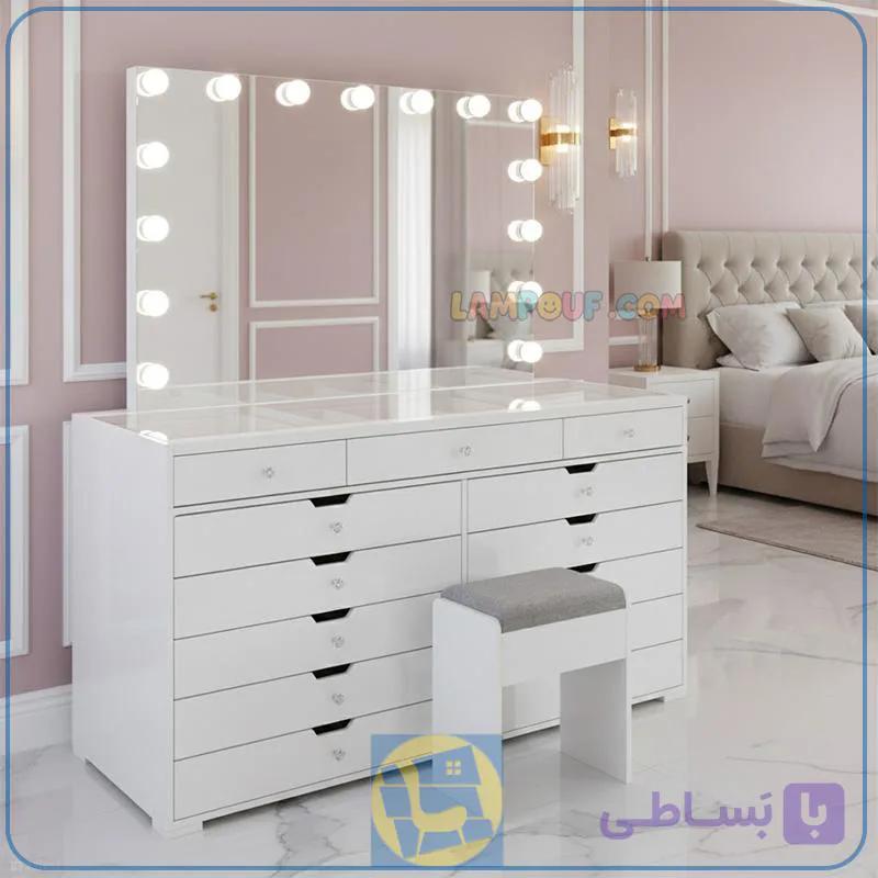 میز آرایش لامپ دار DJ613 — تصویر 1