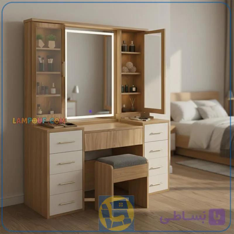 میز آرایش لامپ دار DJ757 — تصویر 1