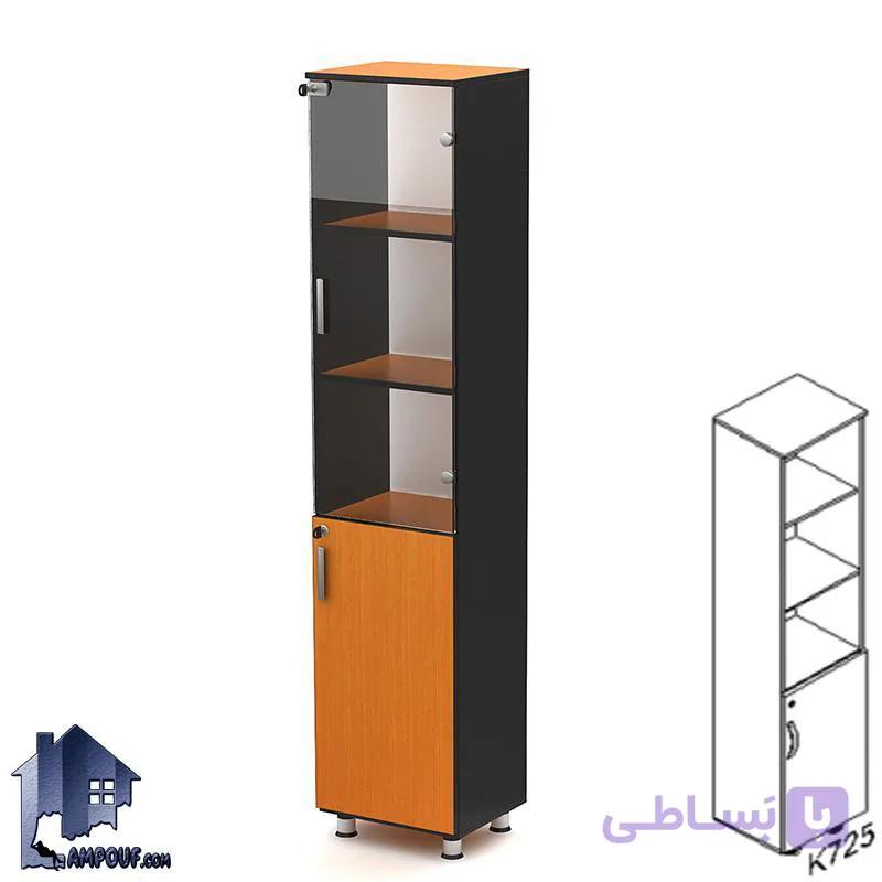 کتابخانه کناره تمام شیشه BCSN725