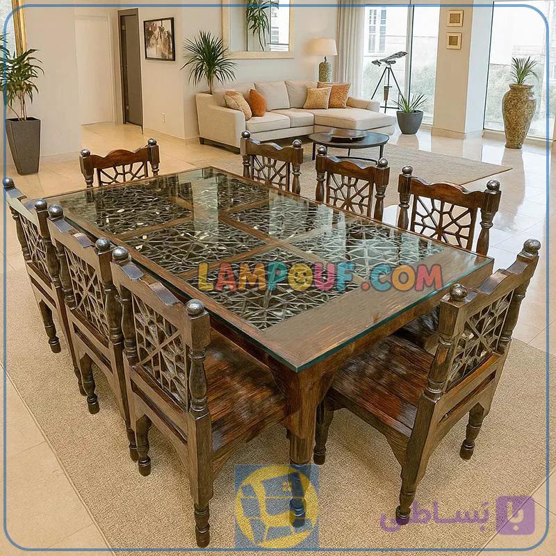 ست میز نهارخوری سنتی DTK66 — تصویر 1