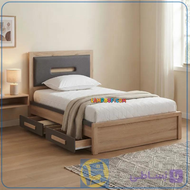 تخت خواب یک نفره SBJ325 — تصویر 1