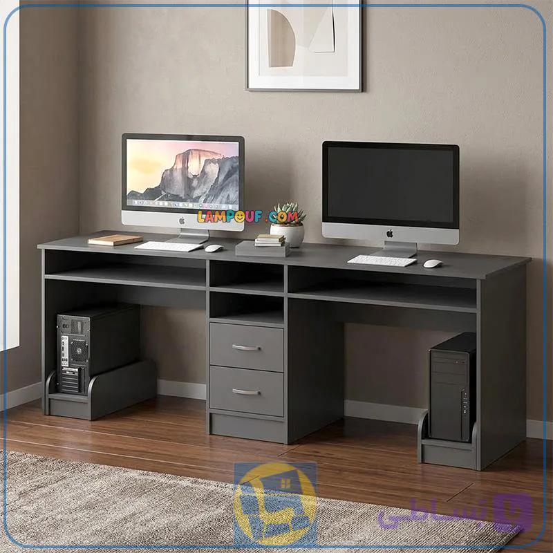 میز کامپیوتر دونفره SDJ298 — تصویر 1