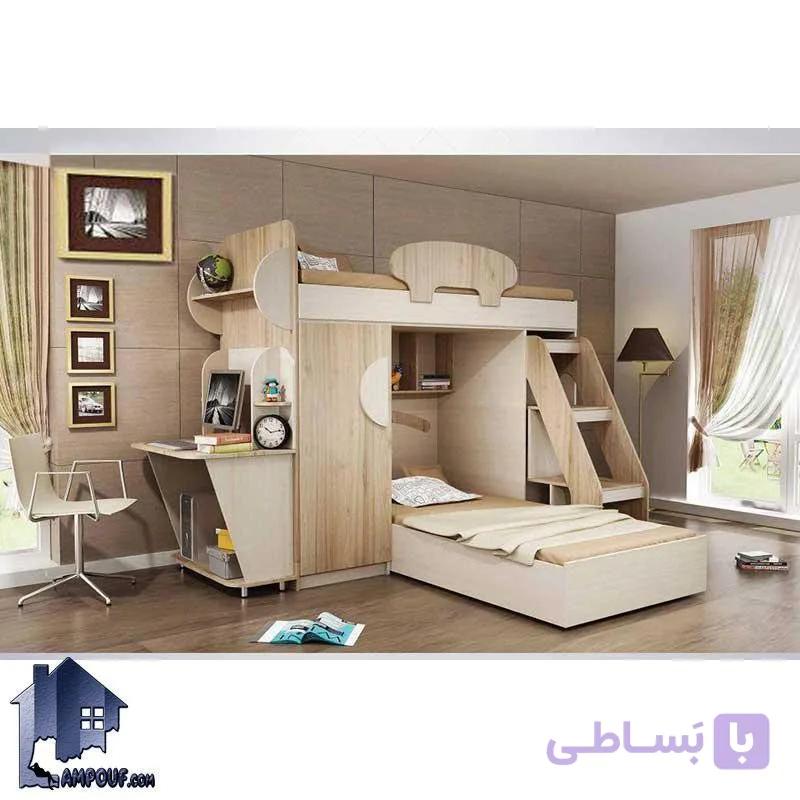 تخت خواب دو طبقه TBJ9 — تصویر 1