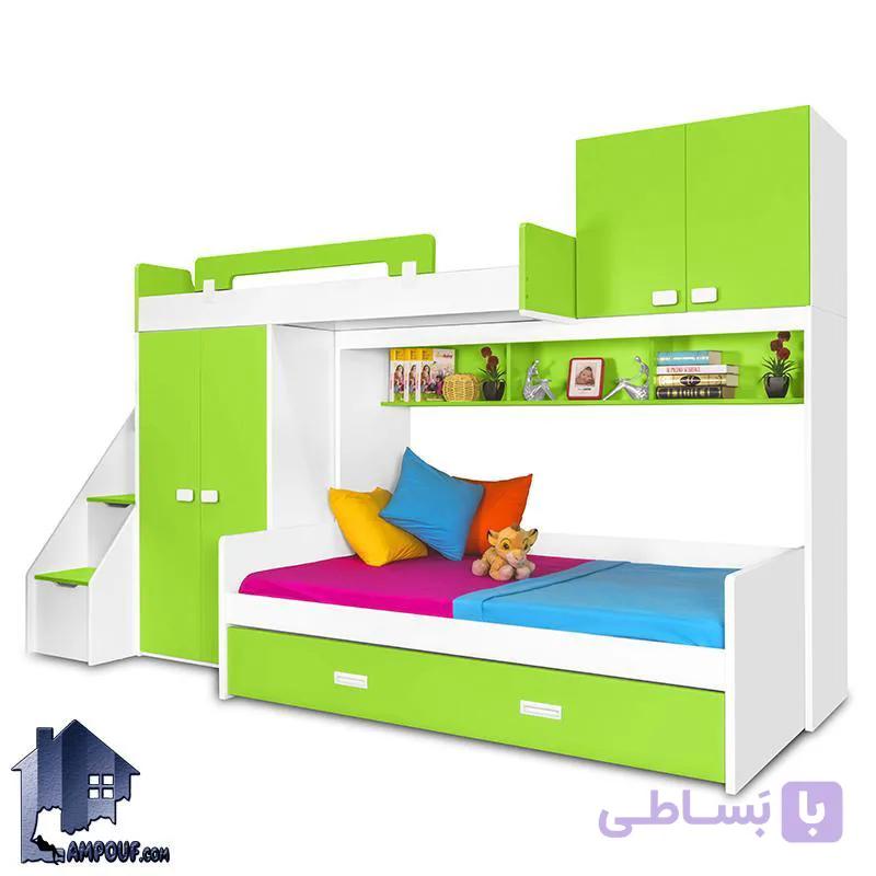 تخت خواب دو طبقه TBJ36 — تصویر 1