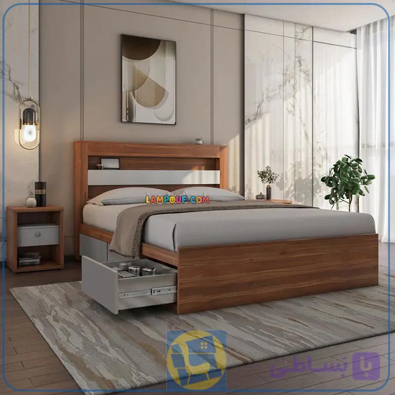 تخت خواب دو نفره DBJ239 — تصویر 1