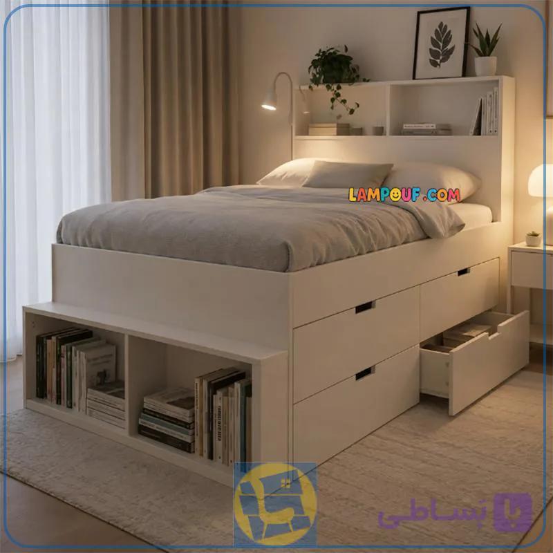 تخت خواب یک نفره SBJ327 — تصویر 1
