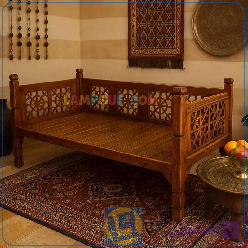 تخت سنتی 100*200 مدل TrK254 — تصویر 1