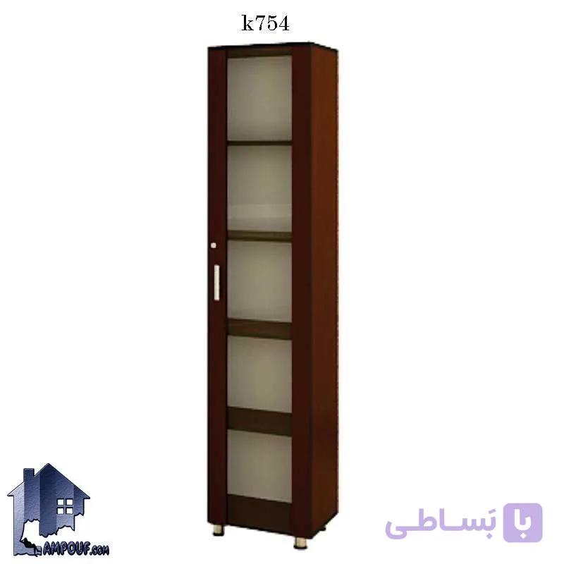 کتابخانه کناره تمام قابدار قدی BCSN754 — تصویر 1