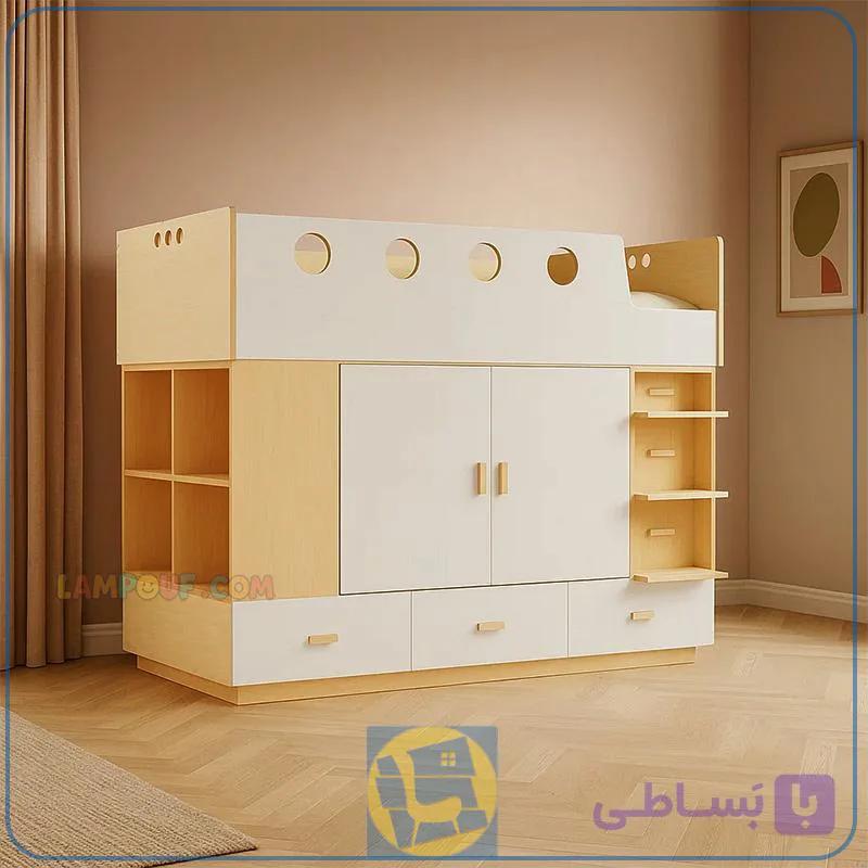 تخت خواب کودک و نوجوان CHJ106 — تصویر 1