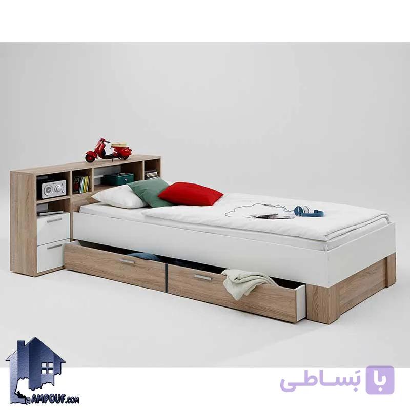 تخت خواب یک نفره SBJ162 — تصویر 1