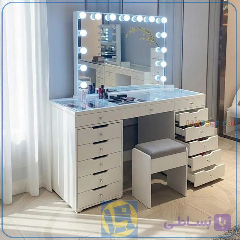 میز آرایش لامپ دار DJ501 — تصویر 1
