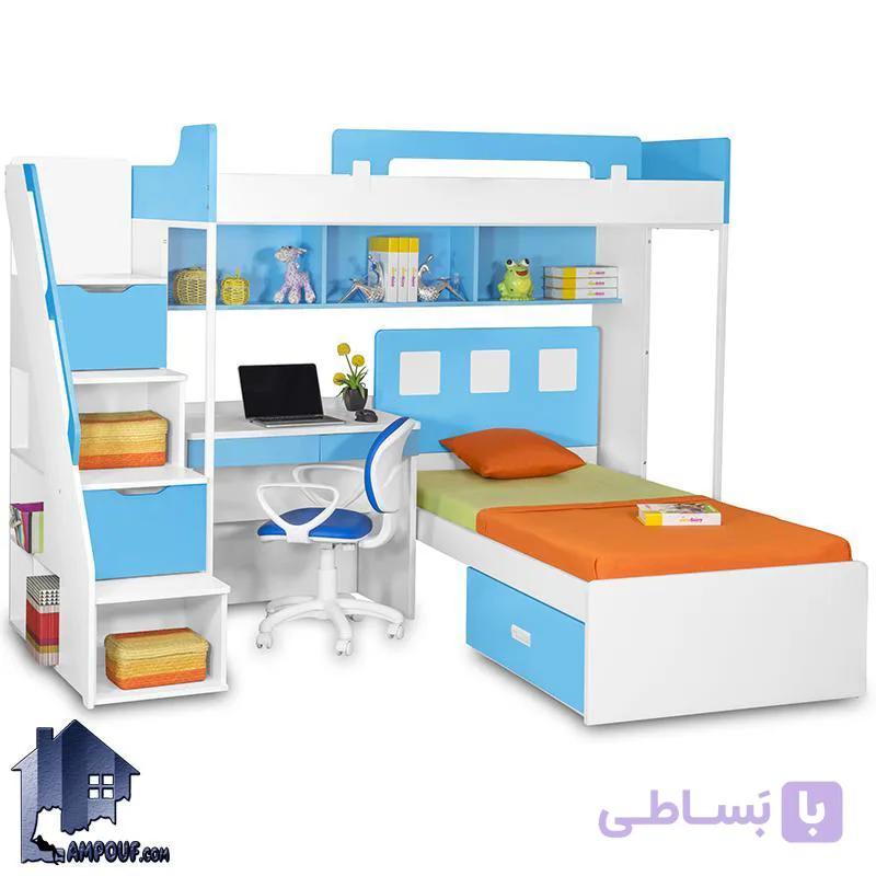 تخت خواب دو طبقه TBJ35 — تصویر 1