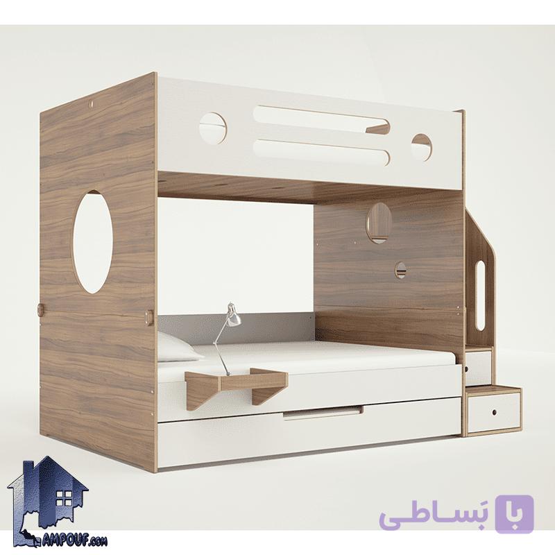 تخت خواب دو طبقه TBJ46 — تصویر 1
