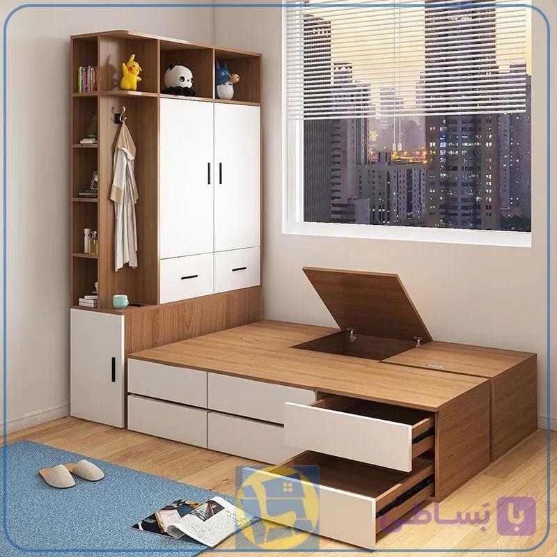 تخت خواب دو نفره DBJ228 — تصویر 1
