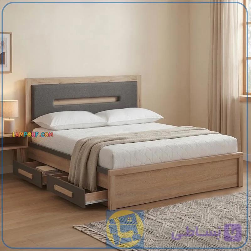 تخت خواب دو نفره DBJ240 — تصویر 1