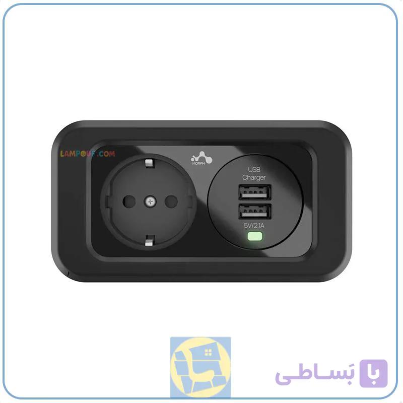 پریز برق و شارژر فکتور Twin+ کد LLF215 — تصویر 1