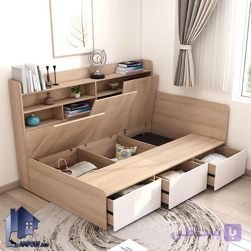 تخت خواب یک نفره SBJ207 — تصویر 1